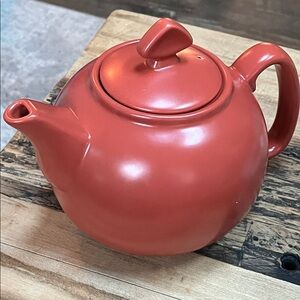 CHANTAL Terra cotta red Ceramic Teapot